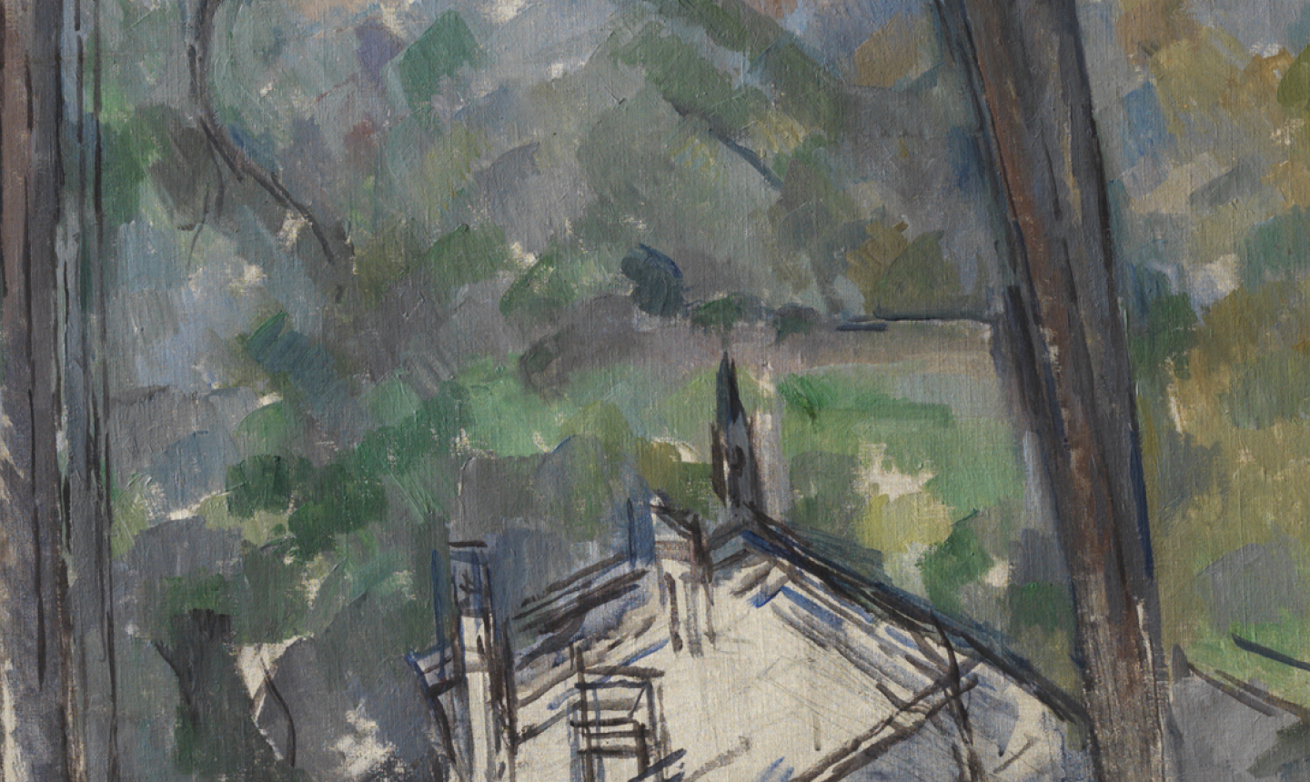 Route to Le Tholonet painting by Paul Cézanne